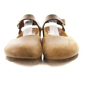 BIRKENSTOCK MESSINA メッシーナ サンダル レザー 22.5cm 茶 /MM OF