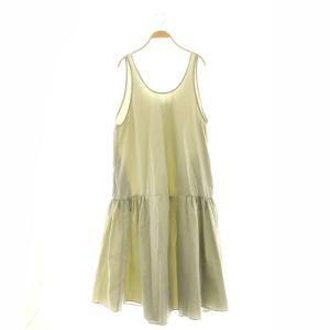 24SS FEB ドレス ワンピース ロング ノースリーブ グレー /DF OS