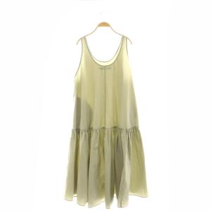 JOURNAL STANDARD LUXE 24SS FEB ドレス ワンピース ロング ノースリーブ グレー /DF OS