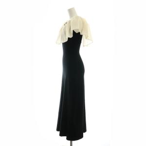 SNIDEL 24AW オフショルドッキングニットワンピース ロング丈 マキシ丈 F 黒 ブラック /YQ OS