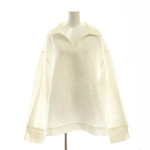 MINT CONDITION スリットネックプルオーバー カットソー 長袖 白 ホワイト /NR OS