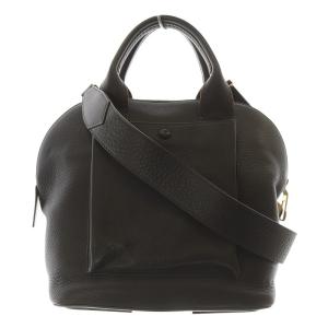 2WAY ハンドバッグ ショルダーバッグ レザー 茶色 ブラウン（2025/02 