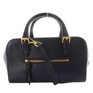 J&M DAVIDSON OLIVIA ハンドバッグ 2way ネイビー