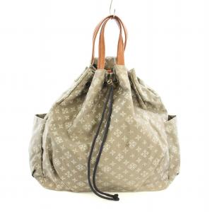 リュックサック デイパック ナイロン レザー モノグラム グレー /BB OF