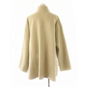 ENFOLD COAT Aラインケープコート スタンドカラーコート アウター 36 アイボリー
