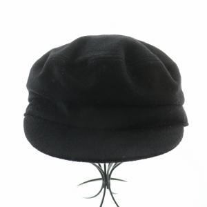 KIJIMATAKAYUKI カシミヤマリンキャップ キャスケット 帽子 1 黒 ブラック EW-015B /BB OF