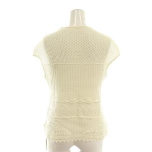 Mame Kurogouchi 24SS Cotton Lace Sleeveless Knitted