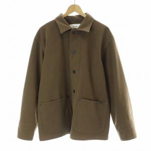 23AW ブラッシュドカバーオール ステンカラージャケット M 茶 ブラウン JM234L05 /AT