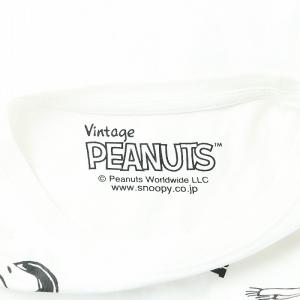 JOHNBULL 24SS PEANUTS COLLAGE Tシャツ カットソー 五分袖 クルーネック プリント M 白