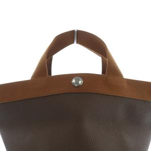 Hervé Chapelier リュクス舟型トートS バッグ ハンドバッグ ブラウン 701GP