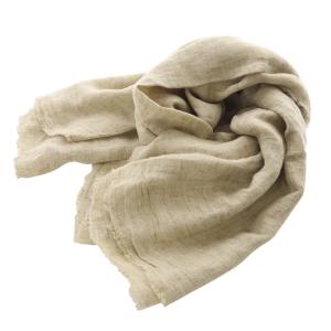 Linen Stole ストール べージュ