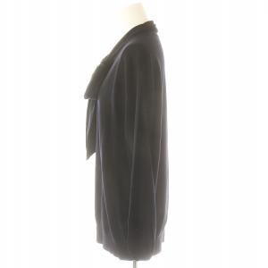 Drawer 18Gボウタイロングスリーブニット セーター 長袖 紺 ネイビー