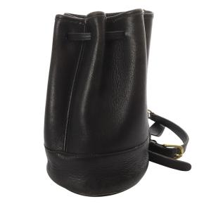 オールドコーチ 9984 クラブタンレザー ショルダーバッグ 巾着 極美品 極美品/coach/オールドコーチ 9984 巾着ショルダー 黒 ブラック