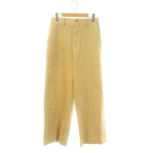24AW コーデュロイ ワイドストレートパンツ 太畝 M ナチュラル 1614-144-6394 /KO