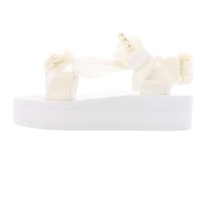 Chesty パールフラワー スポーツサンダル M 23.5cm 白 ホワイト 21F004