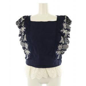 Chesty タグ付き セットアップ 上下2点セット Summer Embroidery Setup ノースリーブトップス