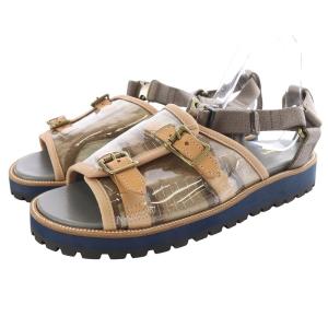 22SS ストラップサンダル 26.5cm 茶色 グレー /SR23 SH