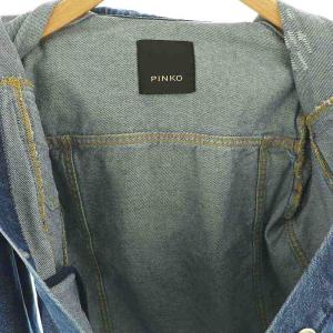 PINKO デニムジャケット ジージャン I38 青 /MI OS