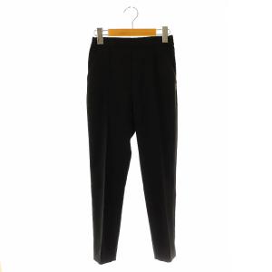 23AW マットダブルクロスセンターステッチパンツ+ テーパード 34 XS 黒 ブラック /KO OS