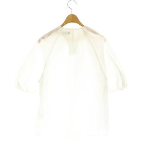 TOMORROWLAND collection 24SS コットントロピカル ラグランスリーブブラウス 五分袖 36 白 /HK OS