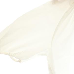 TOMORROWLAND collection 24SS コットントロピカル ラグランスリーブブラウス 五分袖 36 白 /HK OS