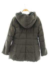 SYBILLA リバーシブルダウンコート アウター ミドル丈 M チャコール カーキグレー /HK OS