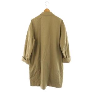 GALERIE VIE コットンウォッシュドツイル ワークコート ロング 36 ベージュ