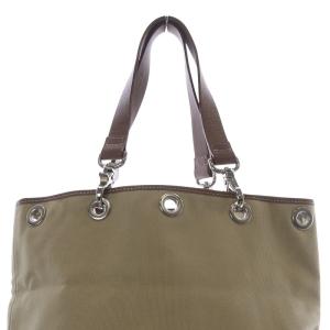 BURBERRY BLUE LABEL ハンドバッグ キャンバス レザー 切替 べージュ /SR20