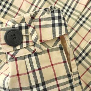 BURBERRY BLUE LABEL コットン ノバチェック スカート ボックスプリーツ 36 ベージュ 黒 赤