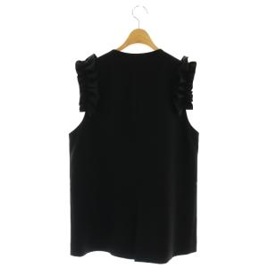 CELFORD 23SS フリルスリーブジレ ベスト F 黒