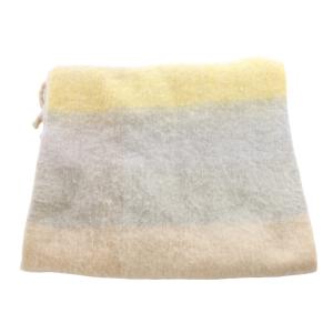 Acne Studios マフラー ウール ラージチェック フリンジ マルチカラー /SR19