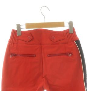 COACH サイドライン パンツ スリム ボンディング加工 ストレッチ 0 レッド 紺 白 /ES OS