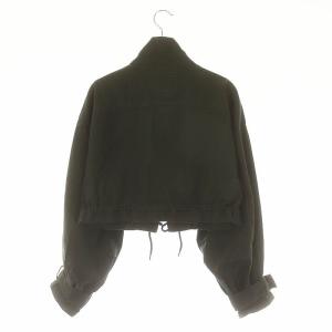 SNIDEL 24AW ミリタリージャケット クロップド丈 F ダークグリーン /MI OS