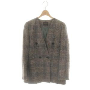 24AW SILK AIR ERICA Vカラーダブルブレストジャケット