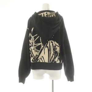 HYSTERIC GLAMOUR BORN TO LOSE ワイドパーカー ジャケット 前開き F 黒 ブラック /MF OS