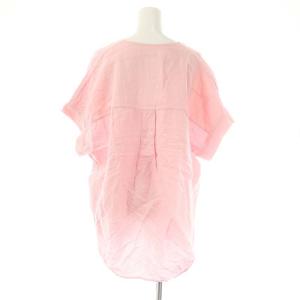 JOURNAL STANDARD 23SS ノーカラーブラウス リネン ピンク