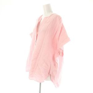 JOURNAL STANDARD 23SS ノーカラーブラウス リネン ピンク
