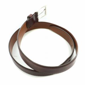 Alden レザーベルト 34/85 茶 ブラウン