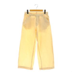 ×ロンハーマン Ron Herman 和紙 ワイドパンツ 染め加工 S アイボリー /ES OS