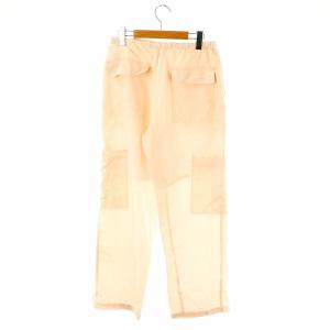 AURALEE LIGHT SLEEK SILK NYLON PANTS カーゴパンツ イージー 1 ピンク A22SP02SN