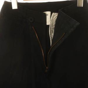 Ron Herman RHC ワイドチノパンツ ジッパーフライ XS 黒 ブラック /MI OS