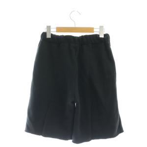 Ron Herman 切替スウェットショートパンツ ハーフパンツ ドロスト 裏パイル XS 黒 ブラック