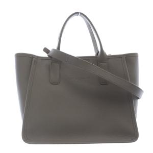 ル フローネ レザー 2WAYバッグ グレージュ