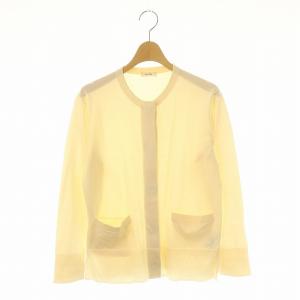 23SS コンパクトコットンクルーネックカーディガン ニット 長袖 F アイボリー /DO OS