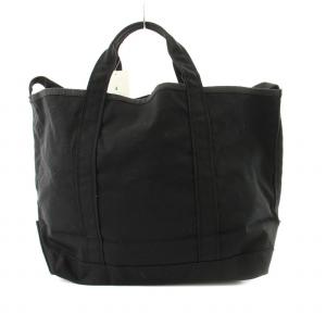 L.L.BEAN タグ付き グローサリー トートバッグ green label relaxing 別注 ロゴ 黒 36324991711