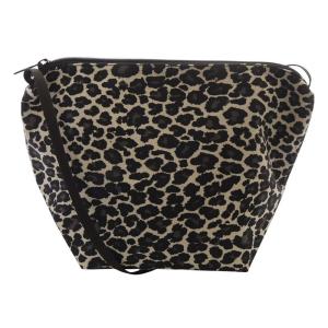 Hervé Chapelier ビッグポシェット パンサー べージュ ブラック 2890F