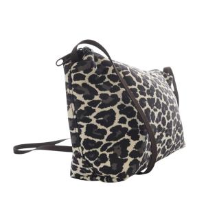 Hervé Chapelier ナイロンスクエア ショルダーバッグ パンサー べージュ 2884F