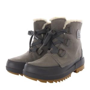 SOREL TIVOLI4 スノーブーツ ショート レースアップ スエード US7 24cm グレー NL3425-052