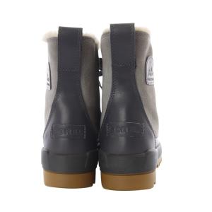 SOREL TIVOLI4 スノーブーツ ショート レースアップ スエード US7 24cm グレー NL3425-052