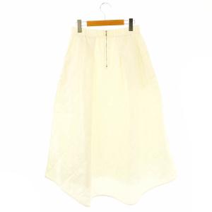 ADORE 22AW キルティングスカート ロング丈 マキシ丈 フレア 38 白 ホワイト /YQ OS